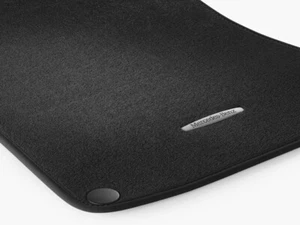Mercedes-Benz Original R171 SLK 2 Velour Floor Mats Black New OVP - Picture 1 of 2
