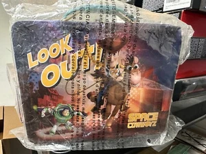 Disney Pixar Woody and Buzz Space Cowboyz Look Out Toy Story 7.5" Tin Lunch Box - Picture 1 of 1