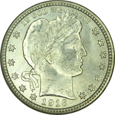 1916-D Barber Quarter 25c NGC MS66 Blast White Gem - Image 1 of 4