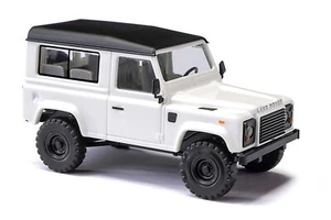 Busch 54301 Land Rover Defender White HO 1:87 New - Picture 1 of 1