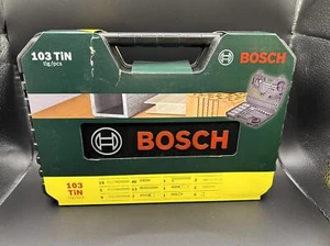 Bosch 103 pezzi Set di punte per trapano e avvitatore in titanio (per legno, pietra e metallo - Foto 1 di 11
