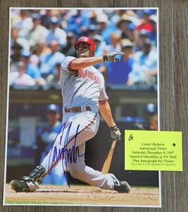 CONOR JACKSON Signed 11x14 Photo Arizona Diamondbacks Photo - Picture 1 of 3
