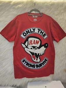 RAW OWN THE NOW RAWYALTY EMBROIDERED RED LARGE SHIRT NEW W/OUT TAGS  - Picture 1 of 6