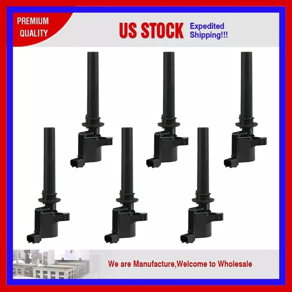 6PC IGNITION COIL JMD269 FOR 2005 2006 Mercury Mariner 3.0L V6 - Image 1 of 4