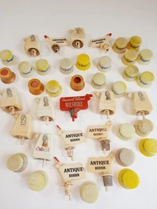 Junk Drawer Lot Whiskey Liquor Bottle Pour Spouts & Toppers READ DESCRIPTION  - Picture 1 of 19