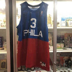 NIKE two tone ALLEN IVERSON 76ers XL - Picture 1 of 3