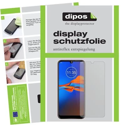5x Protector de Pantalla para Motorola Moto E6 Plus Protección Antideslumbramiento dipos Foto 1 de 4