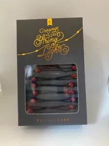 NEW Pottery Barn Orange Halloween 6' Mini LED String of Lights Decor SOLD OUT - Picture 1 of 5