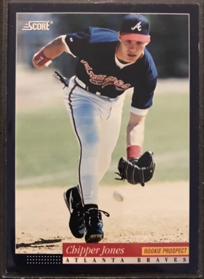 Chipper Jones 1994 Score ROOKIE card #572 Atlanta Braves MLB HOF - Image 1 of 2