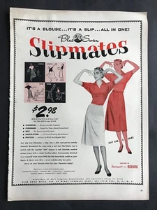 Anuncio vintage 1950 para Slipmates - Imagen 1 de 1