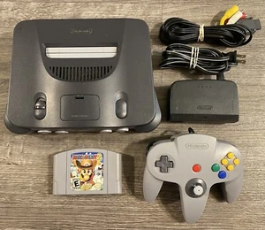 Nintendo 64 N64 Console With Mario Party 2 And Controller Included AUTHENTIC - Picture 1 of 8