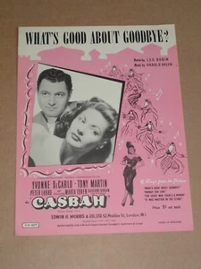 Partituras de película Yvonne De Carlo - Casbah 1948 (Tony Martin/Peter Lorre) - Imagen 1 de 1