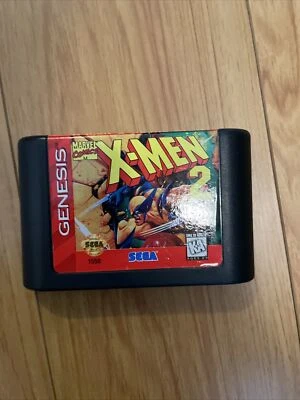 X-Men 2: Clone Wars Cartridge (Sega Genesis, 1995) - Image 1 of 2