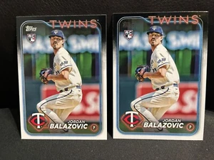 (2) 2024 Topps Jordan Balazovic RC #263 gemelli - Foto 1 di 2