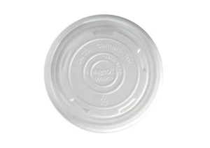 Flat Lids for 12 to 32oz Bowl - No Hole (CPLA) 500 pcs - Picture 1 of 1