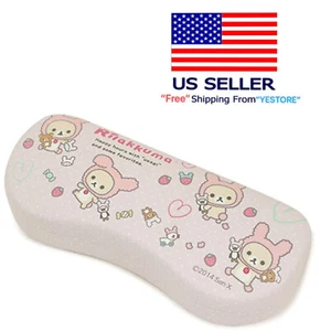 Rilakkuma Glasses Case Box Leather Hard Protector Eyeglass Sunglass Rabbit Japan