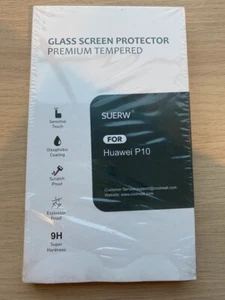 Set of 2 Tempered Glass Screen Protectors for Huawei P10 Phone, New - Picture 1 of 2