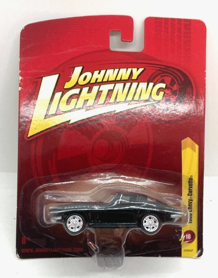 39965 JOHNNY LIGHTNING / 1966 CHEVY CORVETTE NOIR 1/64 - Photo 1/1