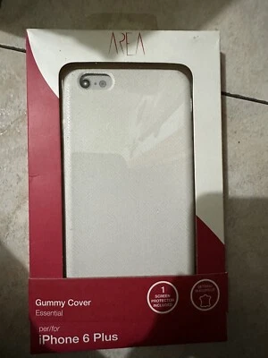 COVER AREA PER IPHONE 6 PLUS / 6S PLUS BOOK CASE STAND TELEFONO BIANCA - Immagine 1 di 2