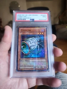 Yugioh Cyber Jar Hobby League Temporada 2 HL2-EN001 PSA 9 COMO NUEVO paralelo limitado - Imagen 1 de 12