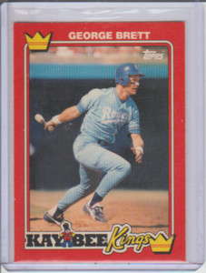 1990 Topps Kay-Bee Kings of Baseball #4 George Brett Kansas City Royals
