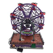 🚨 Lemax Spooky Town Web Of Terror Ferris Wheel #14823 Halloween Village Retired