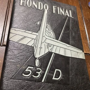 Circa 1953 Fuerza Aérea de los Estados Unidos Hondo Base Aérea Hondo Texas Anuario, Anuario 53D - Imagen 1 de 6