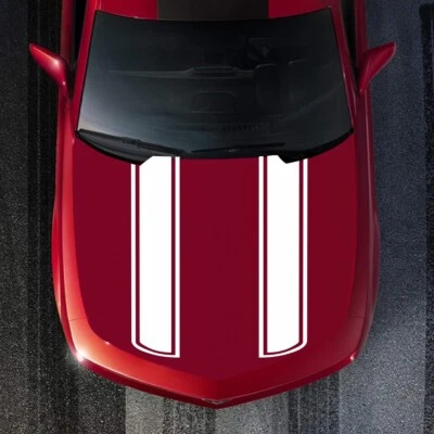 2x Calcomanías Gráficas a Rayas Carreras Calcomanía Adhesiva Carrocería Lateral Vinilo Fim Impermeable Foto 1 de 4