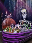 INFLATABLE SKELETON DRINKS COOLER HALLOWEEN FANCY DRESS PROP DECORATION 43"x31"