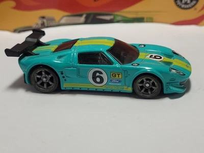 Hot Wheels 2010 Speed Machines Ford GT LM Teal NM+ Loose #6 - Image 1 of 4