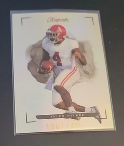 2022 Super Products Keepsake Football Edition Jalen Milroe 166/199 Alabama - Foto 1 di 2