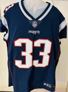 New England Patriots Jeremy Hill Authentic Nike On-Field Home Jersey – Size 48 - Picture 1 of 6