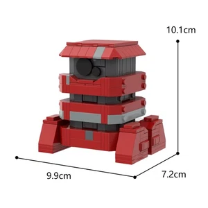 Hot Sale B2EMO / Bee-Two Red Robot with Black Sensor 349 from Movie - Picture 1 of 4