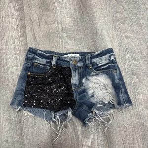 Pipperdoodles Shorts Bling Bling Black Sparkly  - Picture 1 of 6