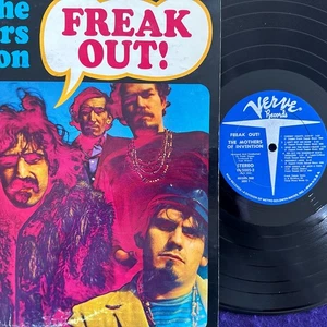 MOTHERS OF INVENTION Freak Out 2LP '66 VERVE Frank Zappa Gatefold TESTED EX - Picture 1 of 11