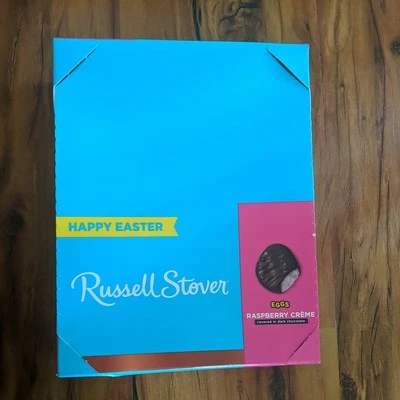 RUSSELL STOVER Raspberry Creme Dark Chocolate Candy, 1.3 oz(37g) 18 EASTER EGGS - Image 1 of 4