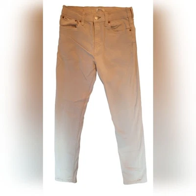 Pantalones de mezclilla Polo Ralph Lauren 16 crema Sullivan ajustados preppy clásicos informales Foto 1 de 4