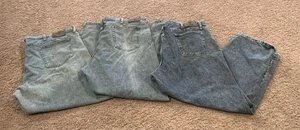 Pantalones de mezclilla Wrangler azules para hombre 42x30 lote de 3 - 1 nuevos-2 usados - Imagen 1 de 9