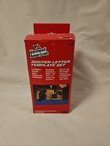 Vermont American Number 23455 Router Buchstaben/Zahlen Schablonen-Set komplett USA - Bild 1 von 7