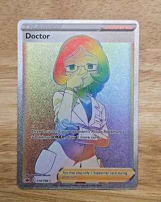 Doctor (Secret) 214/198 Swsh06: Sword & Shield - Chilling Reign Holo - Image 1 of 2