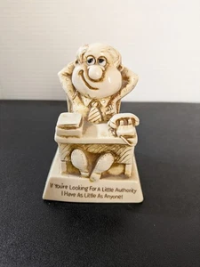 Russ Berrie & Co. INC. Authority Statue 1977 Vintage Boss Desk - Picture 1 of 4