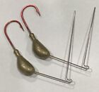 6 Pack Red Hook Pro Quality Spinnerbait Heads 3/4 Oz.. Free Shipping