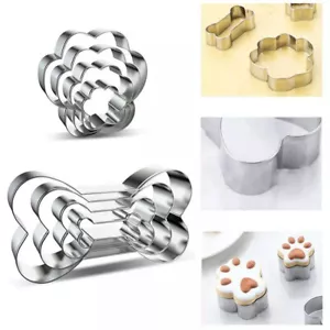 4 Teile/satz Hundeknochen Geformt Keks Kuchen Cookie Cutter Form - Bild 1 von 11
