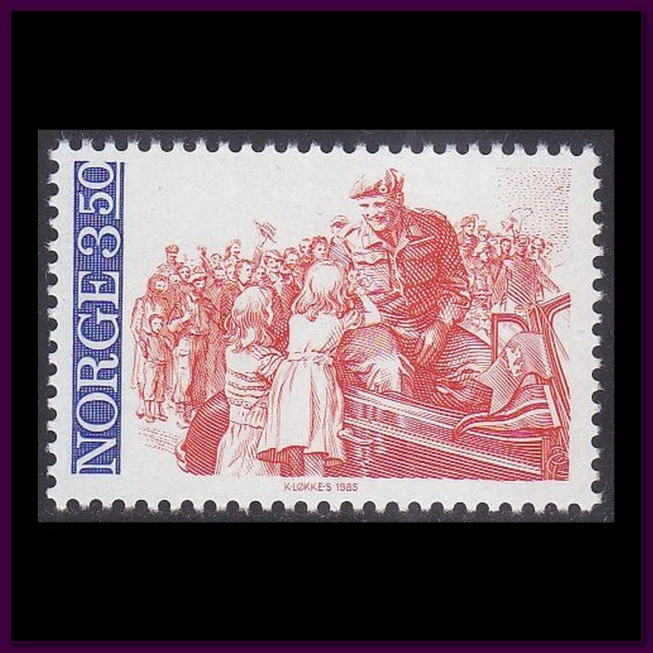 Norway - 1985  (876) Mint never Hinged - Image 1 of 1