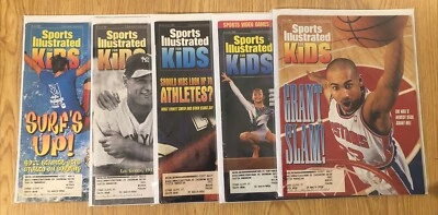Lote de 5 1995 Sports Illustrated para crianças G.Hill, Lou Gehrig E. Smith sem reserva Estado perfeito. - Imagem 1 de 4