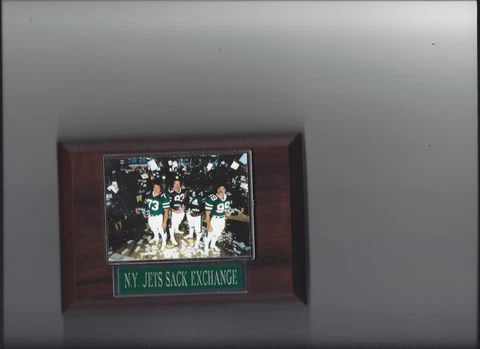 NEW YORK JETS  SACK EXCHANGE PLAQUE NY FOOTBALL NFL Cover