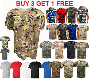 short Sleeve T-shirt Camouflage Tee camo Tactical Camouflage plain T shirt
