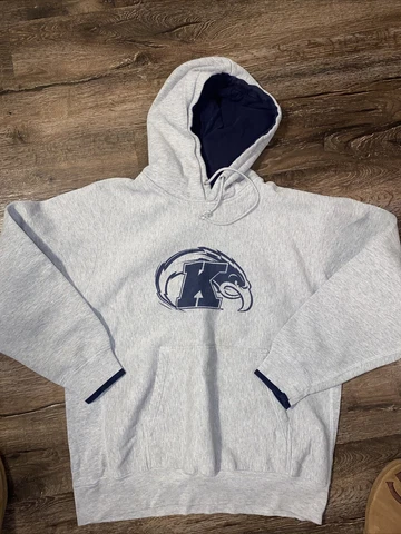 KENT STATE GOLDEN FLASHES Hoodie Sweatshirt XL MV SPORT PRO WEAVE Grey NCAA Gear Cover