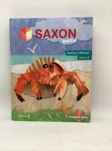 Saxon Math Course 2 Teacher’s Manual Volume 1 ONLY (2018 Edition) Middle School - Imagen 1 de 8