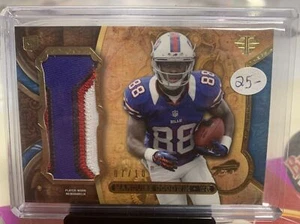 2013 Topps Prime Quad Relikte Marquise Goodwin Gold Patch/10 Büffelscheine - Bild 1 von 2